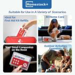 First Aid Kit Refill - Extra Replacement Supplies for First Aid Kits, Loose Packed Restock Supply Pack -77 Piece