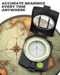 Compass, Sportneer Compass Hiking Survival Compass Military Grade Waterproof Boy Scout Compass for Kids Gift Backpacking Camping Hiking Map Navigation