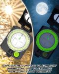 Compass, Sportneer Compass Hiking Survival Compass Military Grade Waterproof Boy Scout Compass for Kids Gift Backpacking Camping Hiking Map Navigation
