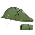 Geertop Portable 2 Person 4 Season Tent Waterproof Backpacking Tent Double Layer All Weather for Camping Hiking Travel Climbing Mountaineering - Easy Set Up (Green)
