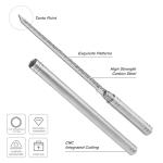 Treszen Stainless Steel Blade, All Steel Solid Handle for Home Use, Outdoor Camping, Fishing Pocket Knife, Survival Tactical Knife, 9.5 Inch - Silver