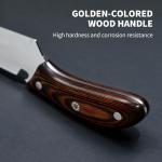 SODEN Damascus Camping Knife,VG-10 Fixed Blade Survival Tool with Bottle Opener for Outdoor, Hunting & Hiking | Full Tang & Ergonomic Handle