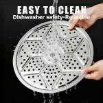 KCKHFA 3 Pack Pressure Canner Racks, 11-inch Canning Supplies, Stainless Steel Premium Steamer Rack for Water Bath Canner - Compatible with Presto, All-American and More