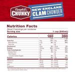 Campbell's Chunky Soup, New England Clam Chowder, 18.8 Oz Can
