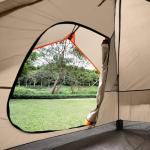 UNP Khaki 2 Person Dome Camping Tent, 4 Season, Easy Setup, Waterproof, 35 Sq Ft, 5.2 Lb