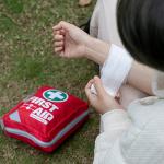 General Medi First Aid Kit - Small Compact First Aid Kit Bag(175 Piece) - Reflective Bag Design- Includes Instant Cold Pack, Emergency Blanket for Travel, Home, Office, Vehicle,Camping