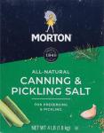Morton box Canning and Pickling Salt 4 Lb Box, Canning and Pickling Salt, 4 Pound