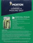 Morton box Canning and Pickling Salt 4 Lb Box, Canning and Pickling Salt, 4 Pound
