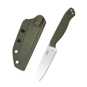JXE JXO Fixed Blade Knife, 3.2" 420 Steel Blade Small Knife with G10 Handle Full Tang with Kydex Sheath