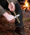 JXE JXO Fixed Blade Knife, 3.2" 420 Steel Blade Small Knife with G10 Handle Full Tang with Kydex Sheath