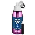 Brita Hard-Sided Plastic Premium Filtering Water Bottle, BPA-Free, Reusable, Replaces 300 Plastic Water Bottles, Filter Lasts 2 Months or 40 Gallons, Includes 1 Filter, Orchid - 36 oz.