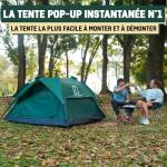 Reactive Outdoor Tent - 3 Second Tent - 3 Sec Instant Pop Up - Easy and Quick Setup Camping - 1 Person Setup Waterproof Double Layer Outdoor Camping (Large (2-3 Person))