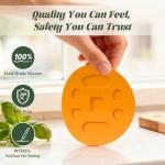 Garden to Jar Fermenting: 3-Pack Wide Mouth Fermentation Lids (86mm) for Ball & Kerr Mason Jars | Self-Burping Airlock Lids for Sauerkraut, Kimchi & Preserving Harvests