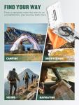 Eyeskey Outdoor Navigation Compass - Hiking Compass with Liquid-Filled Capsule & 360° Bezel, Perfect for Scouts Camping Backpacking and Map Reading Essentials