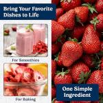 Augason Farms Freeze-Dried Sliced Strawberries, 18 Servings