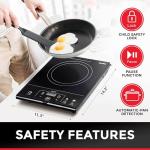 Mueller RapidTherm 1800W Portable Induction Cooktop