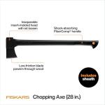 Fiskars 28" Ultra-Sharp Chopping Axe for Kindling