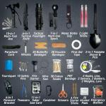 GunZee 175-Piece Survival Gear and First Aid Kit