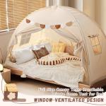 Sherilyn Full Size Bed Canopy Toddler Bed Tents for Kids Dream Tent on Bunk Bed Privacy Space Blackout Sleeping Playhouse Tents Indoor Portable Drafty House for Boys Girl Birthday Gift