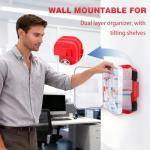 TLIEAO 400 Pieces All-Purpose First Aid Kit - Organized Dual-Layer Wall - Professional Medical Kit for Home, Car, Camping, Travel, Office, Outdoor, Business & Sports