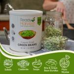 Ready Harvest Freeze Dried Food - Green Beans | Emergency Food | Camping Vegetables | #10 Can | 25-Year Shelf Life | Cans Filled to the Top