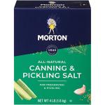 Morton Canning & Pickling Salt,( 4 lb), 4-Pack, Perfect for Preserving & Home Canning