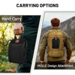 Tactical Medical Pouch Molle IFAK: First Aid Pouches Kit Empty-Small Tactical Duty Belt Medical Bag Rip Away