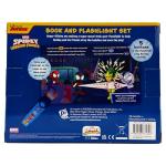 Disney Junior Marvel Spidey and His Amazing Friends - Glow Spidey Glow! Book and 5-Sound Flashlight Set - Spider-man - PI Kids