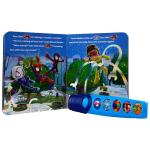 Disney Junior Marvel Spidey and His Amazing Friends - Glow Spidey Glow! Book and 5-Sound Flashlight Set - Spider-man - PI Kids