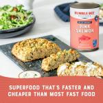 Bumble Bee Canned Pink Salmon, 14.75 oz Can - Premium Wild Caught Salmon with Skin & Bones - 18g Protein per Serving - MSC Certified Sustainable Seafood, Non-GMO, Gluten Free, Kosher
