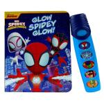 Disney Junior Marvel Spidey and His Amazing Friends - Glow Spidey Glow! Book and 5-Sound Flashlight Set - Spider-man - PI Kids