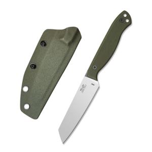 JXE JXO Fixed Blade Knife, 3.6" 420 Steel Blade Small Knife with G10 Handle Full Tang with Kydex Sheath for Outdoor Camping, Survival, Hiking