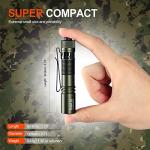ACEBEAM Pokelit AA Rechargeable Mini Flashlight with Clip, 550 High Lumens Pocket EDC Flashlight, Super Bright Small Flashlight, 90+ High CRI Led Flashlight for Camping,Hiking,Everyday Use(Dark Green)
