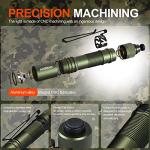 ACEBEAM Pokelit AA Rechargeable Mini Flashlight with Clip, 550 High Lumens Pocket EDC Flashlight, Super Bright Small Flashlight, 90+ High CRI Led Flashlight for Camping,Hiking,Everyday Use(Dark Green)