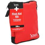 DMI 298-Piece Complete Emergency First Aid Kit, Treats Pain, Swelling, Cuts, Scrapes & Burns, Complete First Aid Guide Included, Clear Pocket Organization, Durable Zippered Travel Bag