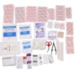 DMI 298-Piece Complete Emergency First Aid Kit, Treats Pain, Swelling, Cuts, Scrapes & Burns, Complete First Aid Guide Included, Clear Pocket Organization, Durable Zippered Travel Bag