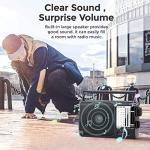 NOAA Weather AM FM Portable Radio with Best Reception, Transistor Radio, 3 X D Battery Operated Radios or AC Power for Household & Outdoor, Plug in Wall by PRUNUS