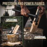 Freelander Tactical Axe 2 Pack, Sharp Tomahawk with Sheath, Portable Tomahawk with Clip and Bottle Opener, Durable Survival Hatchet for Emergency, Hiking and Camping, for Men Women