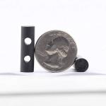 bayite Small Ferro Rod Survival Drilled Flint Fire Starter with Toggle Hole for Paracord Bracelet Necklace 1 Inch Pack of 6