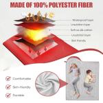 Camping Sleeping Bags for Adults Kids Waterproof Lightweight Sleeping Bag for Cold Weather or Warm Backpacking Hiking Mountaineering Indoor Outdoor Use (Red)