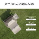 Naturehike Village Camping Tent,4/6/8 Person Tents for Camping, 60S Easy Setup Instant Tent for Family Camping, Car Camping