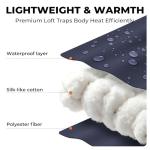 TANSTRIDER Sleeping Bags for Adults Warm Weather,3lb Backpacking Compact Lightweight Camping Sleeping Bag with Compression Sack for Kids,Camping Essentials Gear for Hiking,Travel,Climb,Outdoor, Indoor