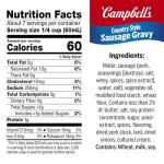 Campbell's Country Style Sausage Gravy, 13.8 Oz Can