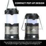 Cascade Mountain Tech Pop-Up IPX4 Water-Resistant LED Lantern with 4 Light Modes - 3 Pack