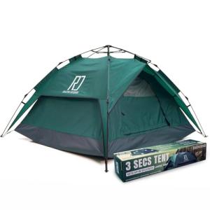 Reactive Outdoor Tent - 3 Second Tent - 3 Sec Instant Pop Up - Easy and Quick Setup Camping - 1 Person Setup Waterproof Double Layer Outdoor Camping (Large (2-3 Person))