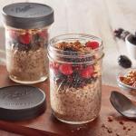 Leak-Proof Plastic Lids for Mason Jars - 12 Pack