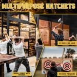 Dream Reach Throwing Hatchets 2 Pack, Professional 16" Throwing Tomahawk Axe Throwing Game for Backyard, Hand Forged Viking Throwing Axe Set for Adults for Competition and Recreation