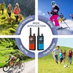 Long Range Rechargeable Walkie Talkies - 2 Pack