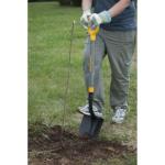 24-Inch D-Grip Digging Shovel with Hardwood Handle