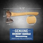 Council Tool 1.7 lb. Wood-Craft Camp Carver Axe, 16" Curved Handle Axe